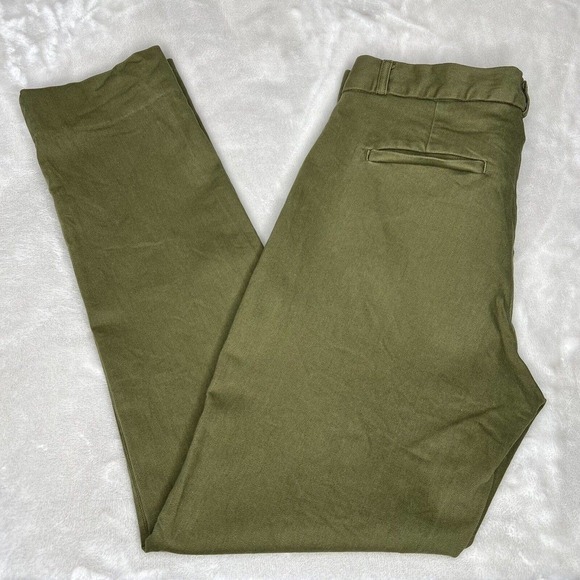 Banana Republic Sloan Women's Green Mid-Rise Tapered Leg Stretch Pants Sz 6 - Picture 6 of 11